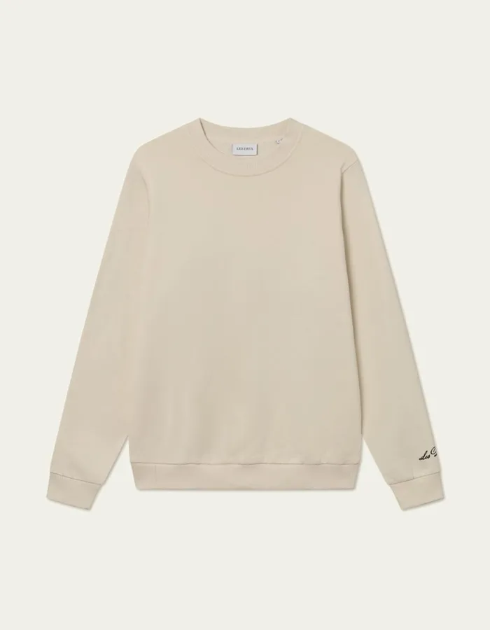 HoodiesSweatshirts Men Les Deux Tribeca Sweatshirt 8211 Ivory