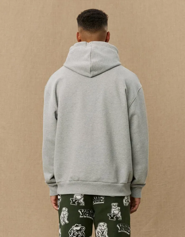 HoodiesSweatshirts Men Les Deux Yale Hoodie 8211 Light Grey MelangeBlack