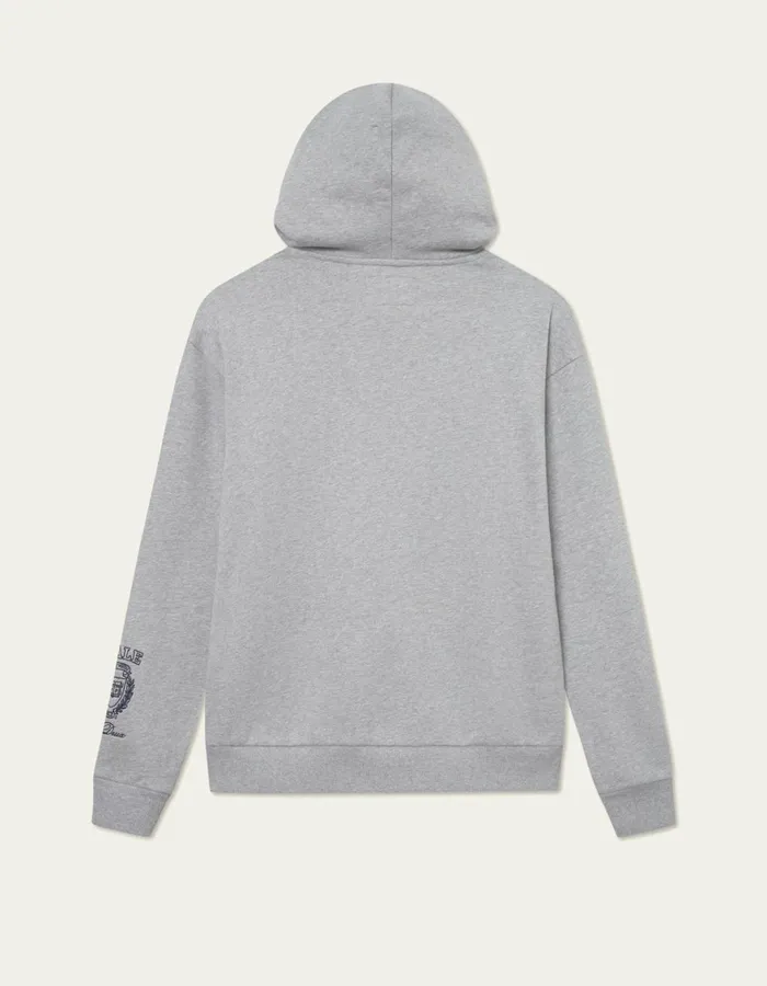 HoodiesSweatshirts Men Les Deux Yale Logo Hoodie 8211 Light Grey Melange