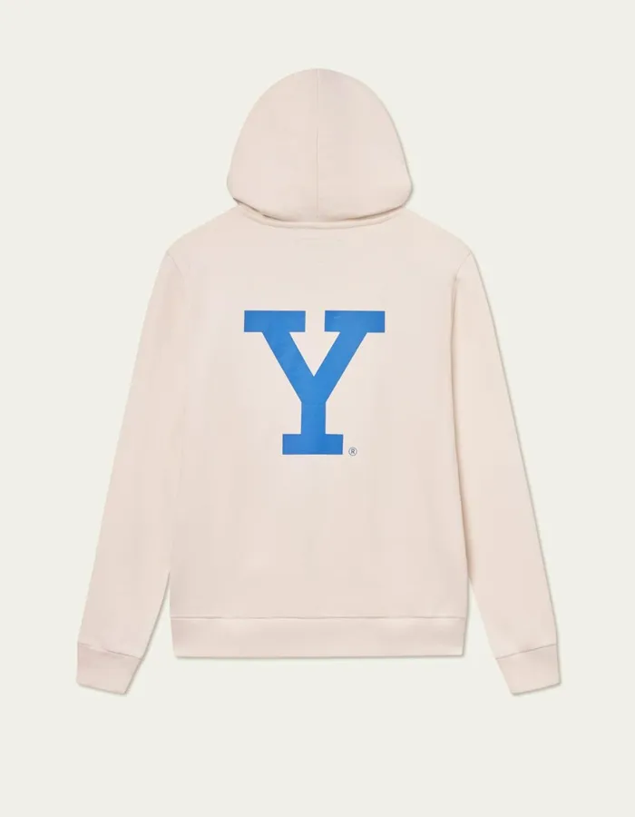 HoodiesSweatshirts Men Les Deux Yale Y Zipper Hoodie 8211 Light Ivory