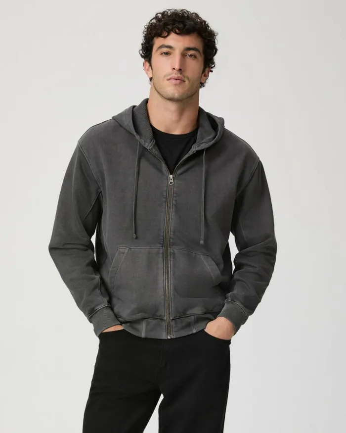 Jackets and Coats Men PAIGE Henrik Full Zip 8211 Vintage Volcanic Ash
