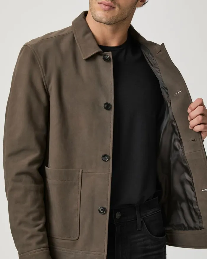 Jackets and Coats Men PAIGE Icon Capsule Wallen Jacket 8211 Arrowhead Suede