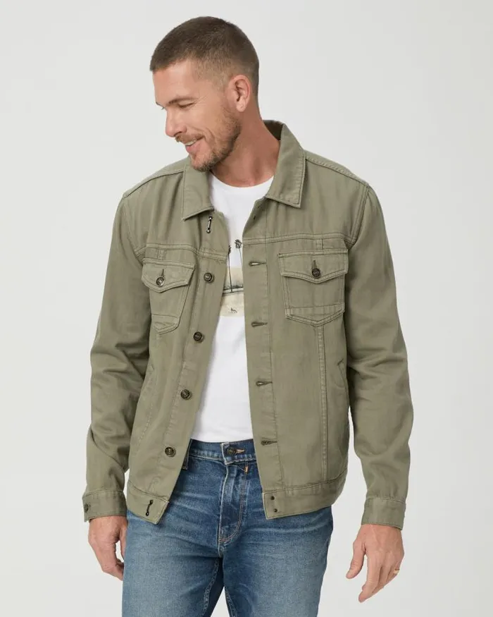 Jackets and Coats Men PAIGE Scout Jacket 8211 Vintage White Sage