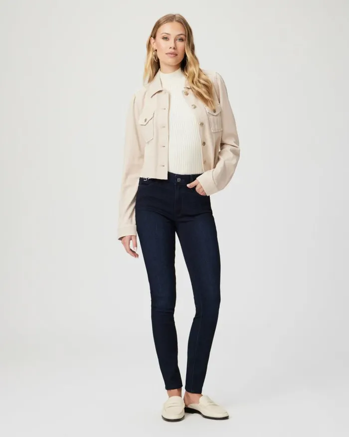 Jackets and Coats Women PAIGE Cropped Pacey Denim Jacket 8211 Soft Beige Jackets and Coats Women PAIGE Cropped Pacey Denim Jacket 8211 Soft Beige