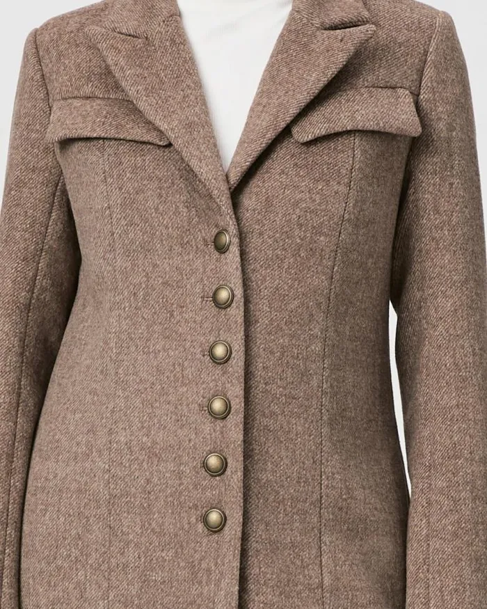 Jackets and Coats Women PAIGE Lucrezia Coat 8211 Rye Brown Multi Jackets and Coats Women PAIGE Lucrezia Coat 8211 Rye Brown Multi
