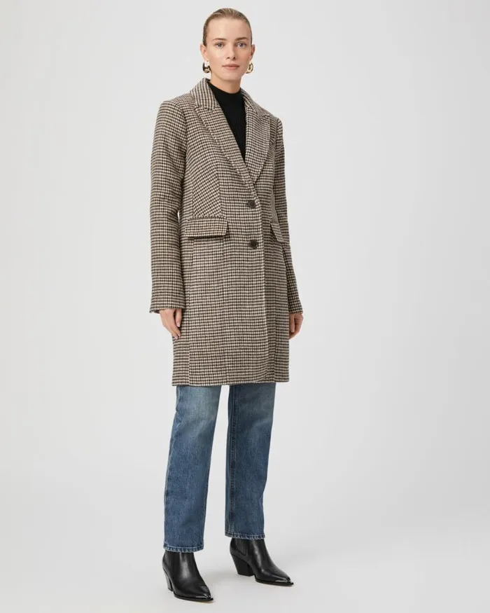 Jackets and Coats Women PAIGE Merav Coat 8211 Chocolate Brown Multi Jackets and Coats Women PAIGE Merav Coat 8211 Chocolate Brown Multi