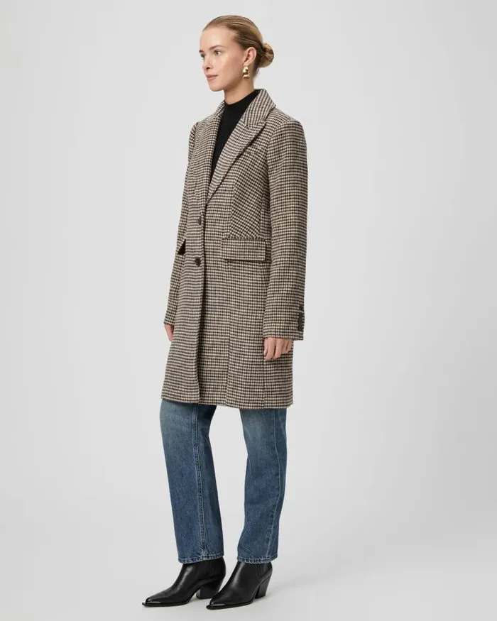 Jackets and Coats Women PAIGE Merav Coat 8211 Chocolate Brown Multi Jackets and Coats Women PAIGE Merav Coat 8211 Chocolate Brown Multi