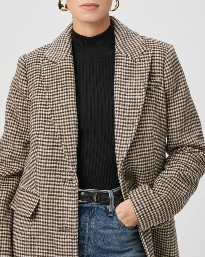 Jackets and Coats Women PAIGE Merav Coat 8211 Chocolate Brown Multi Jackets and Coats Women PAIGE Merav Coat 8211 Chocolate Brown Multi