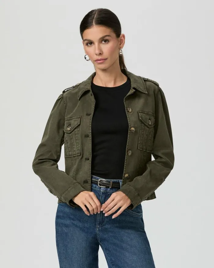 Jackets and Coats Women PAIGE Pacey Jacket 8211 Vintage Bayou Green