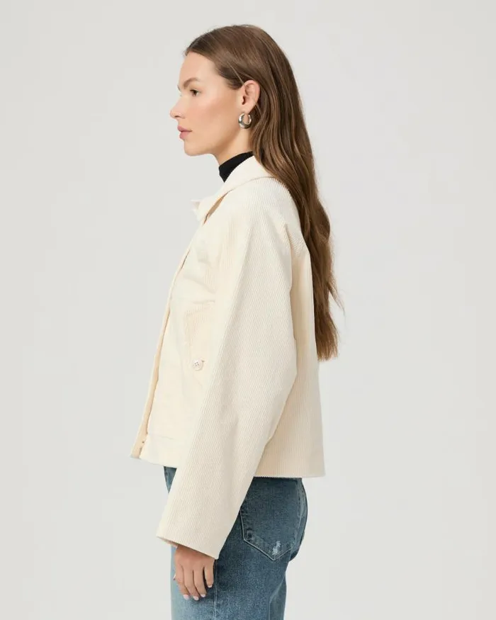 Jackets and Coats Women PAIGE Tylee Jacket 8211 Ivory Corduroy Jackets and Coats Women PAIGE Tylee Jacket 8211 Ivory Corduroy
