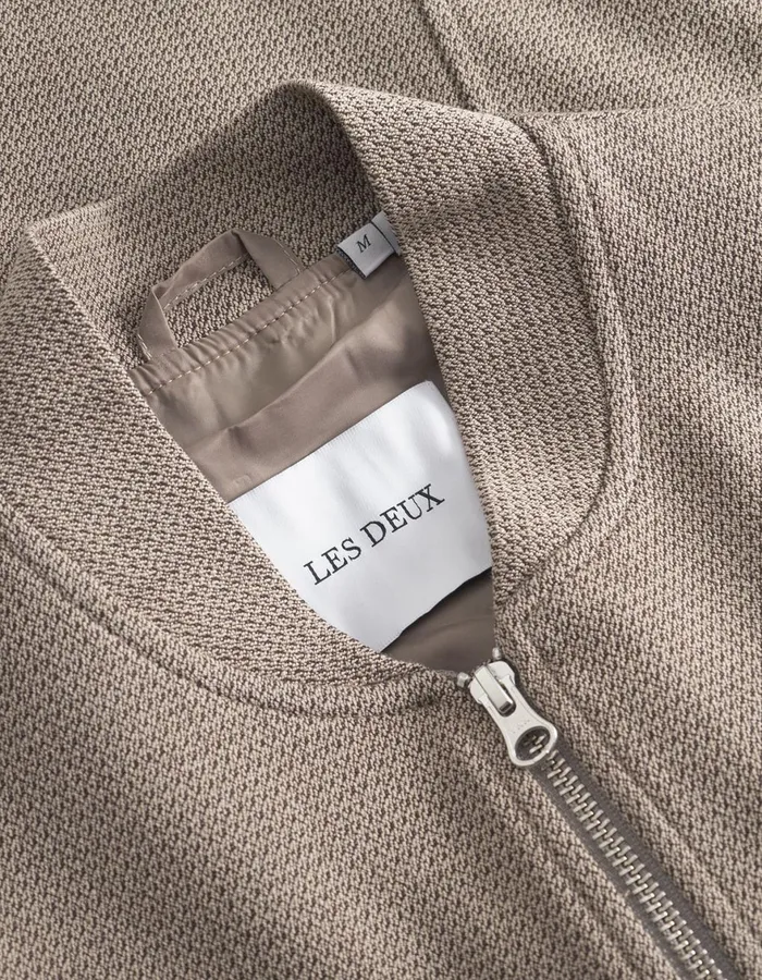 JacketsCoats Men Les Deux Como Structure Bomber Jacket 20 8211 Light Desert SandCoffee Brown
