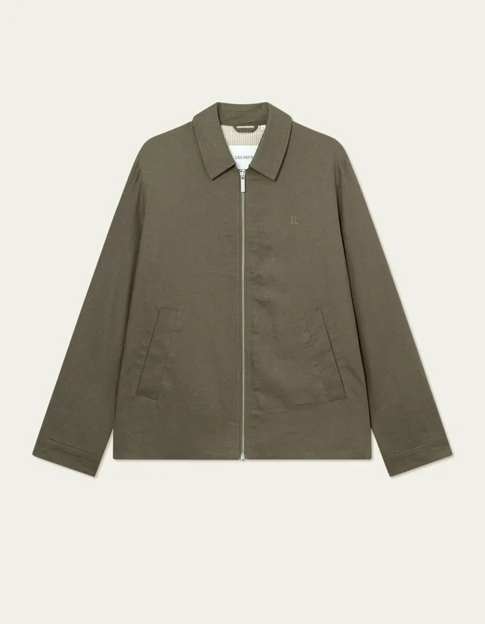 JacketsCoats Men Les Deux Constantin Coach Jacket 8211 Bungee Cord
