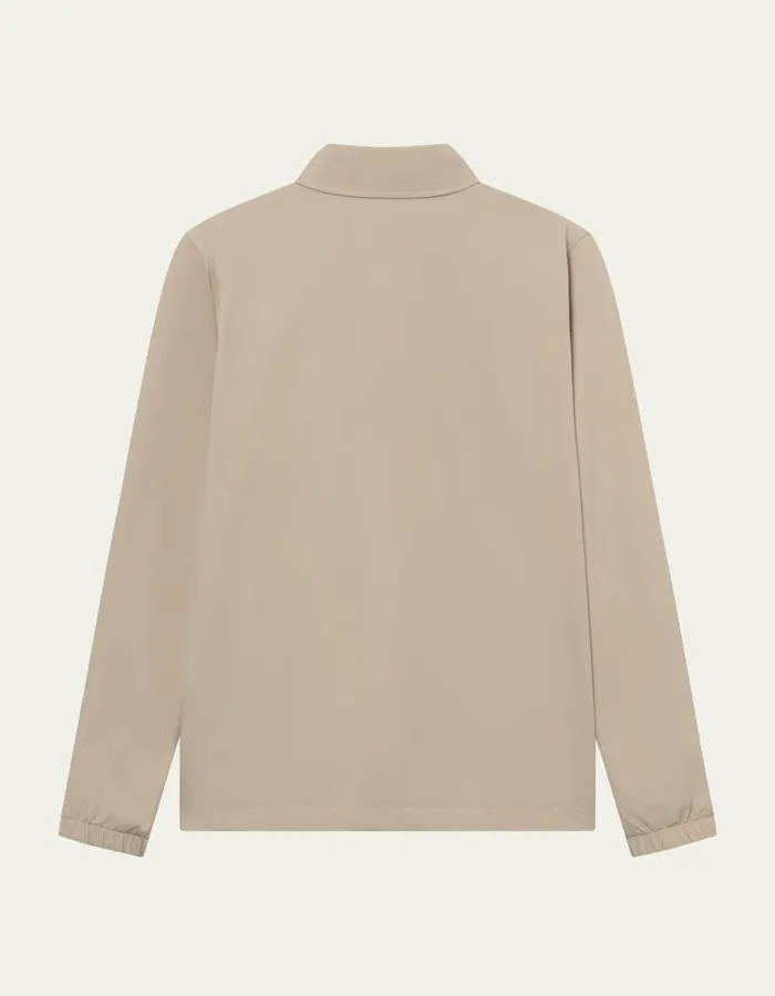 JacketsCoats Men Les Deux Idris Coach Jacket 8211 Light Desert Sand