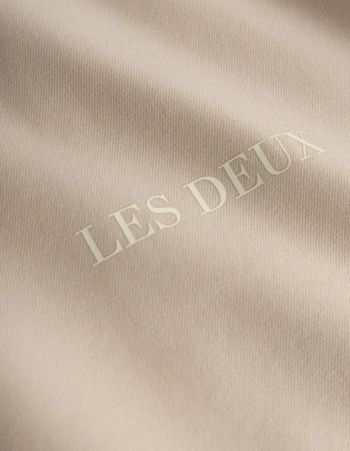 JacketsCoats Men Les Deux Idris Coach Jacket 8211 Light Desert Sand