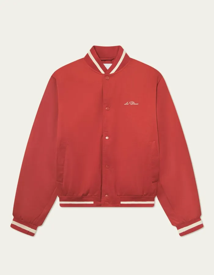 JacketsCoats Men Les Deux Les Deux Tech Varsity Jacket 8211 Bossa Nova