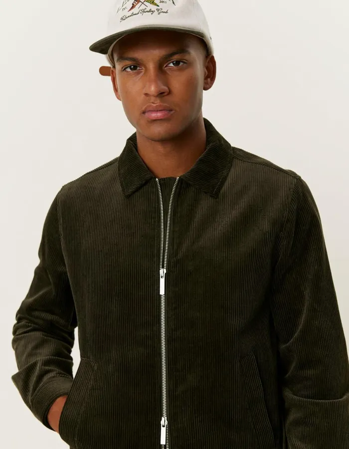 JacketsCoats Men Les Deux Marchall Corduroy Coach Jacket 8211 Rosin
