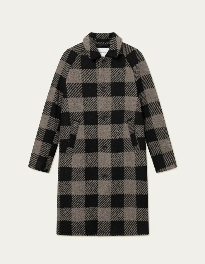 JacketsCoats Men Les Deux Michael 30 Wool Coat 8211 Desert TaupeBlack