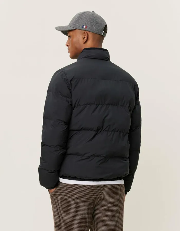 JacketsCoats Men Les Deux Newport Padded Jacket 8211 BlackBlack
