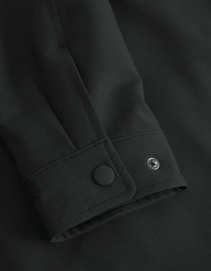 JacketsCoats Men Les Deux Sebastian Tech Jacket 8211 BlackBlack