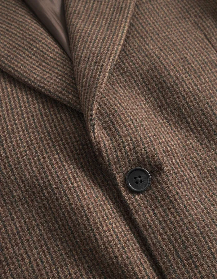 JacketsCoats Men Les Deux Yale Tweed Blazer 8211 Dark Sand