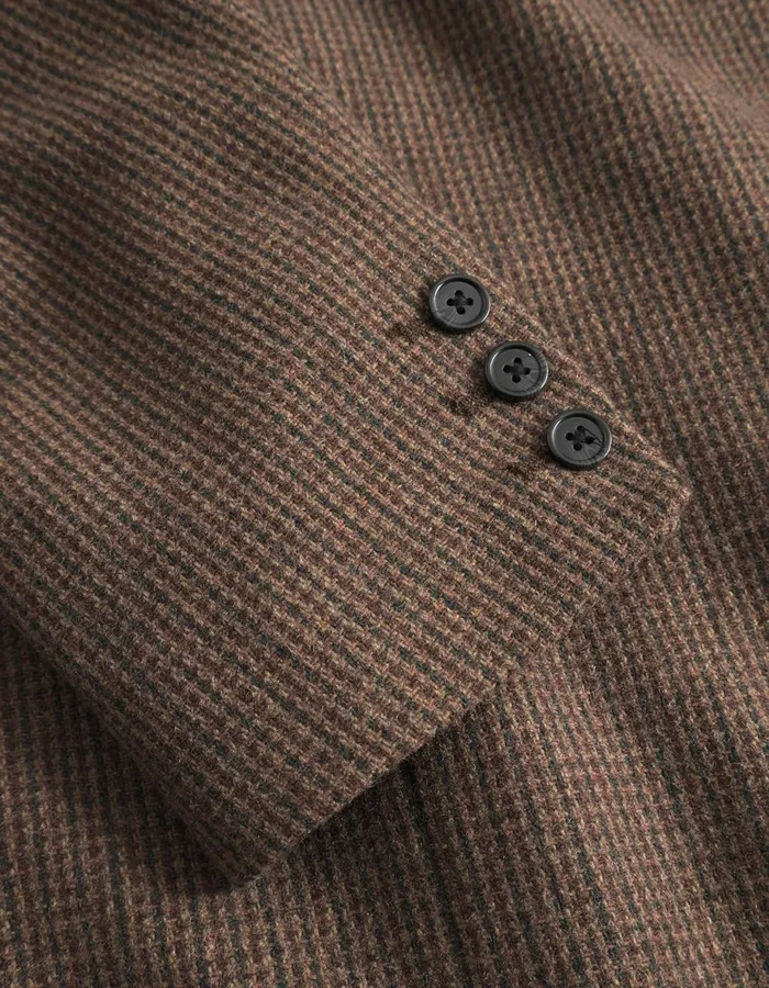JacketsCoats Men Les Deux Yale Tweed Blazer 8211 Dark Sand