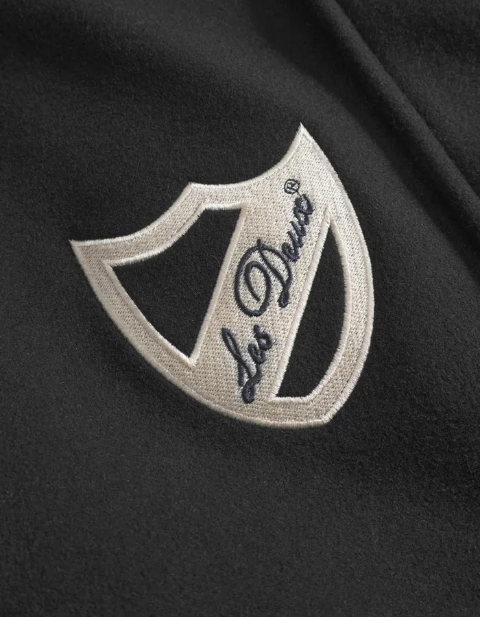 JacketsCoats Men Les Deux Yale Wool Varsity Jacket 8211 BlackBlack