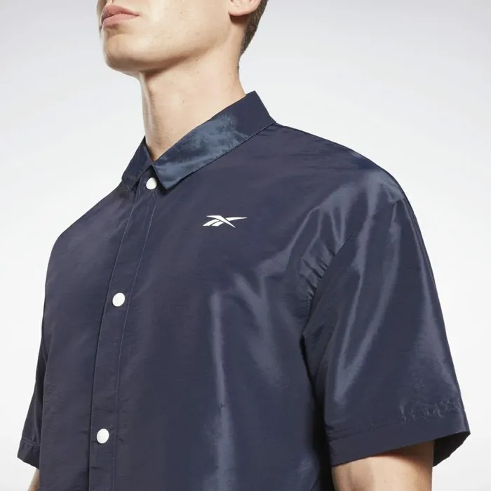 Jackets Mens Reebok MYT Coaches Jacket Vector Navy
