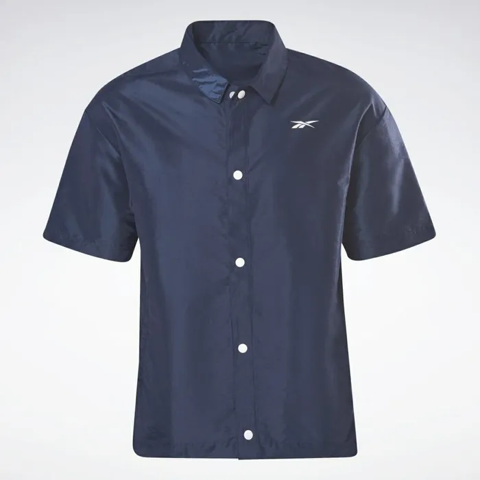 Jackets Mens Reebok MYT Coaches Jacket Vector Navy