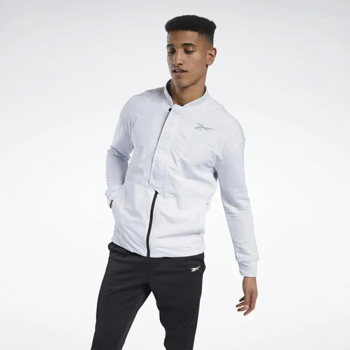 Jackets Mens Reebok Speedwick Layering Track Jacket Porcelain
