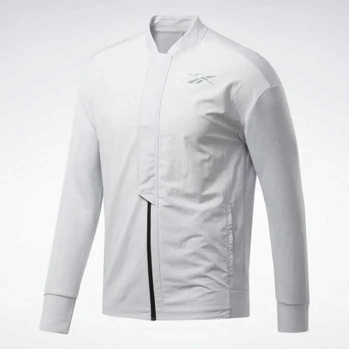 Jackets Mens Reebok Speedwick Layering Track Jacket Porcelain