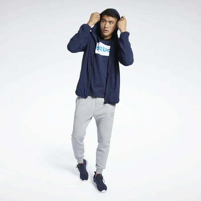 Jackets Mens Reebok Training Essentials Jacket Vector Navy