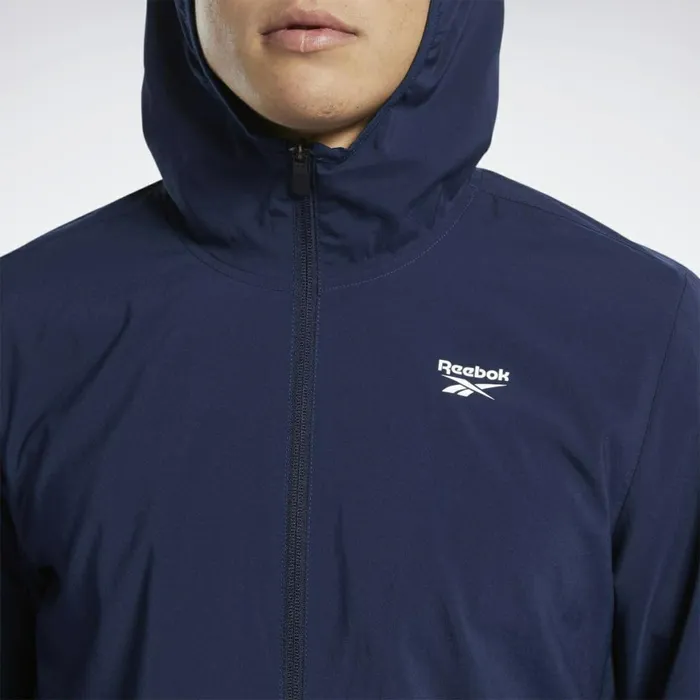 Jackets Mens Reebok Training Essentials Jacket Vector Navy