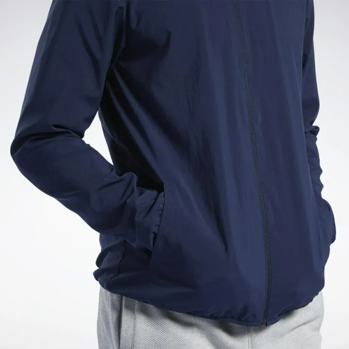 Jackets Mens Reebok Training Essentials Jacket Vector Navy