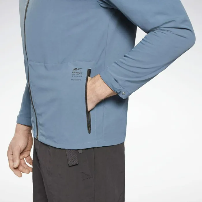 Jackets Mens Reebok Utility Track Jacket Brave Blue