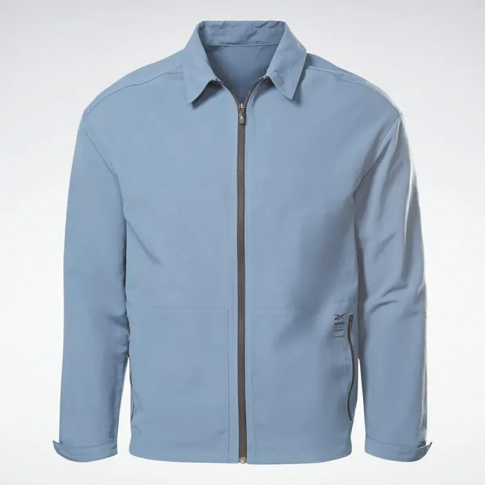 Jackets Mens Reebok Utility Track Jacket Brave Blue