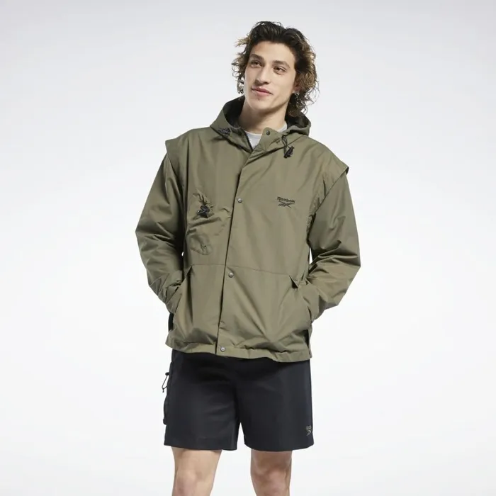 Jackets MensWomens Reebok Classics Camping Jacket Army Green