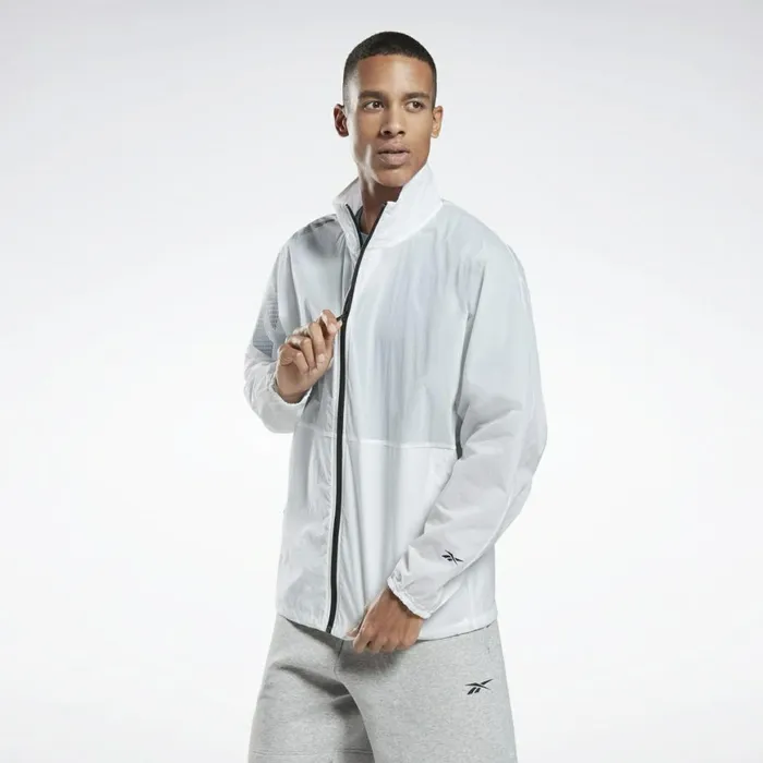 Jackets MensWomens Reebok ZipUp Track Jacket White