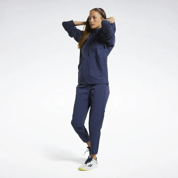 Jackets Womens Reebok United By Fitness Control Hoodie Vector Navy