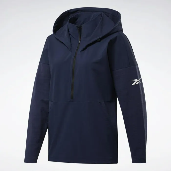 Jackets Womens Reebok United By Fitness Control Hoodie Vector Navy
