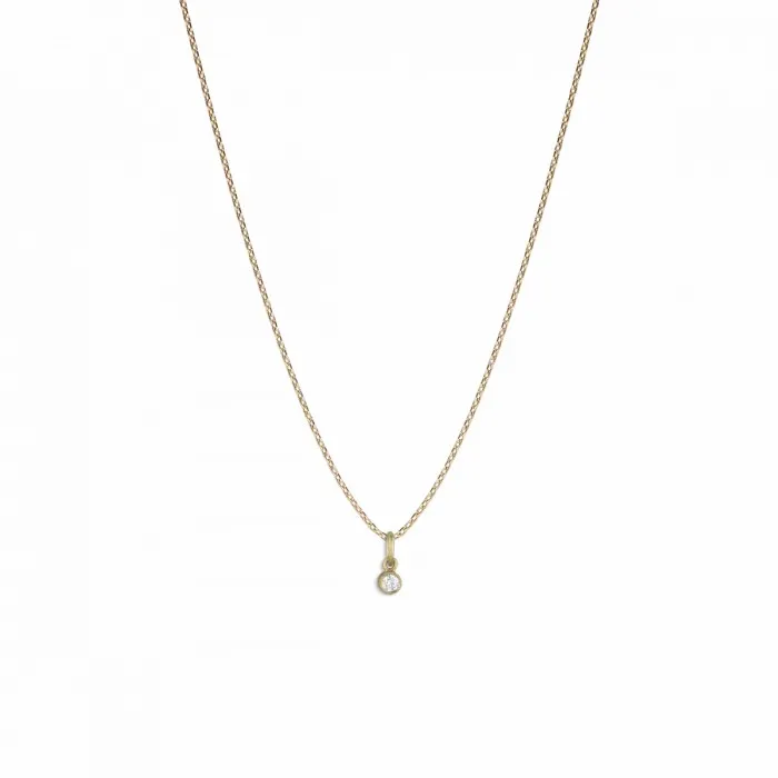 Jane Knig Gold Pendants Women Rrfatning Vedhng I 18ktmed 005 Ct Brill