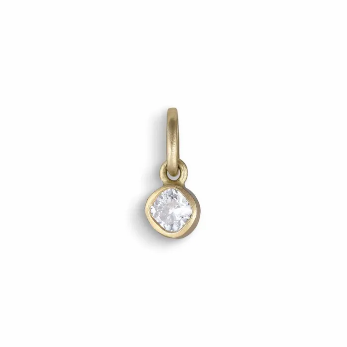 Jane Knig Gold Pendants Women Vedhng I 14 Karat Guld Med Cushion Slebet Diamant Jane Knig Gold Pendants Women Vedhng I 14 Karat Guld Med Cushion Slebet Diamant