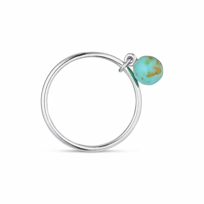 Jane Knig Silver Rings Women Bermuda Turquoise Ring