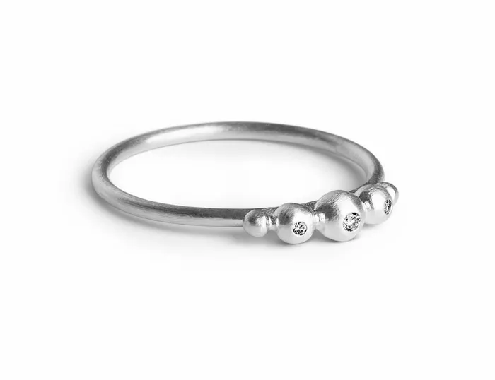 Jane Knig Silver Rings Women Medium Diadem Ring