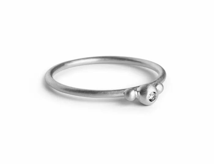 Jane Knig Silver Rings Women Small Diadem Ring