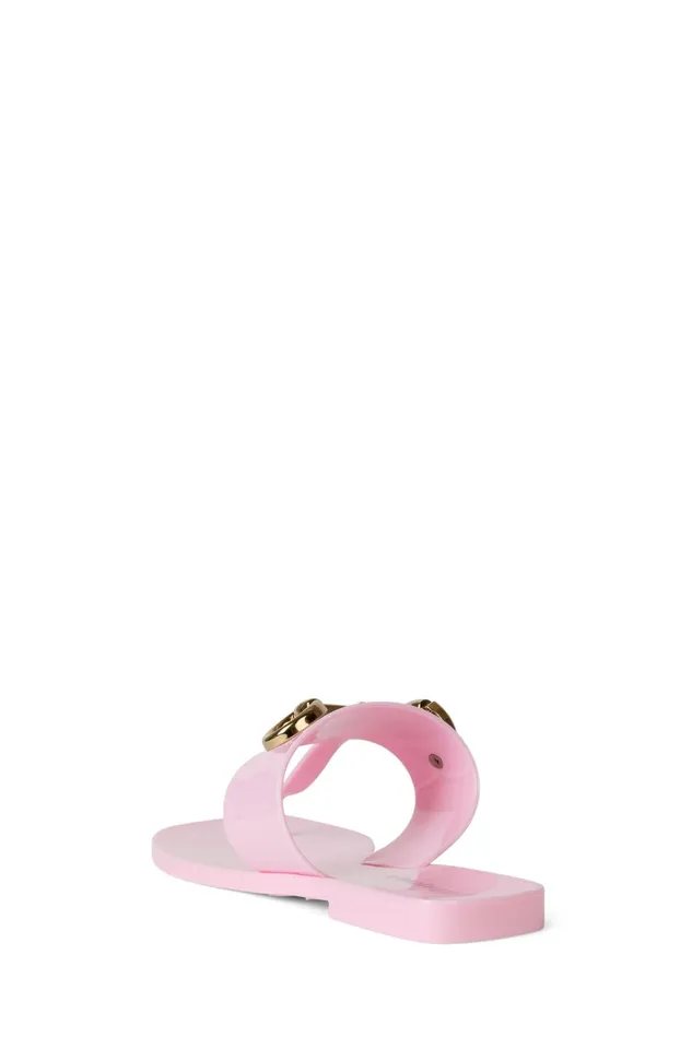 Jeffrey Campbell ALILBIT Cream Shiny Women Sandals Under 100