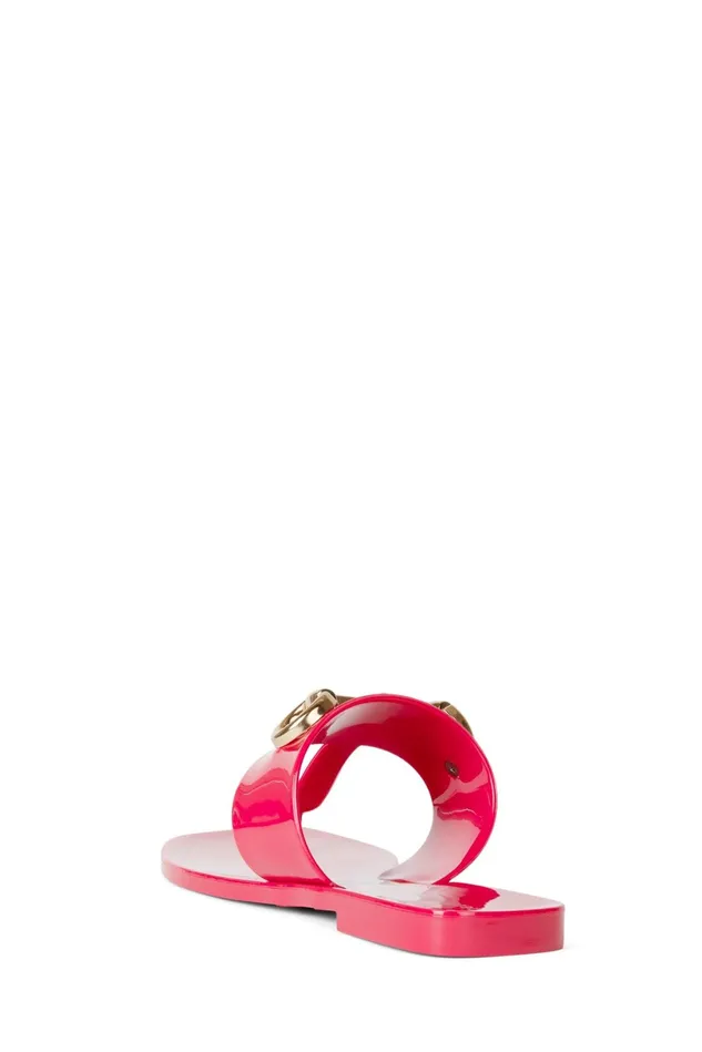 Jeffrey Campbell ALILBIT Cream Shiny Women Sandals Under 100