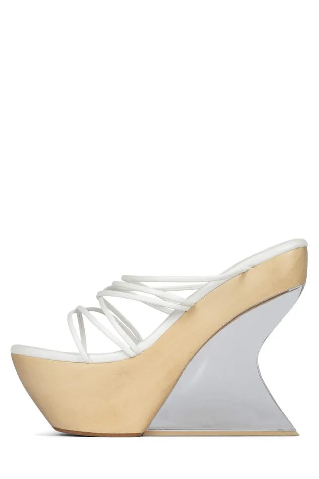 Jeffrey Campbell ANDROID White Women Sandal