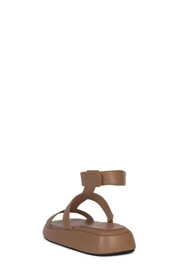 Jeffrey Campbell BOLO Dark Natural Women Flat