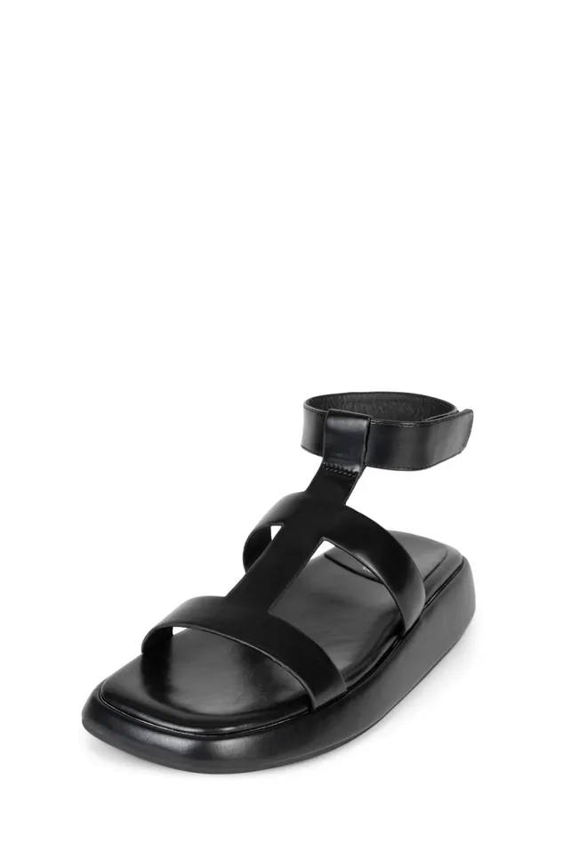 Jeffrey Campbell BOLO Dark Natural Women Flat