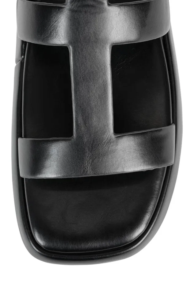 Jeffrey Campbell BOLO Dark Natural Women Flat